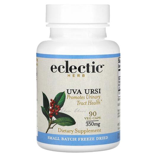 Основное фото товара Eclectic Herb, Ува Урси 350 мг, Uva Ursi 350 mg, 90 капсул