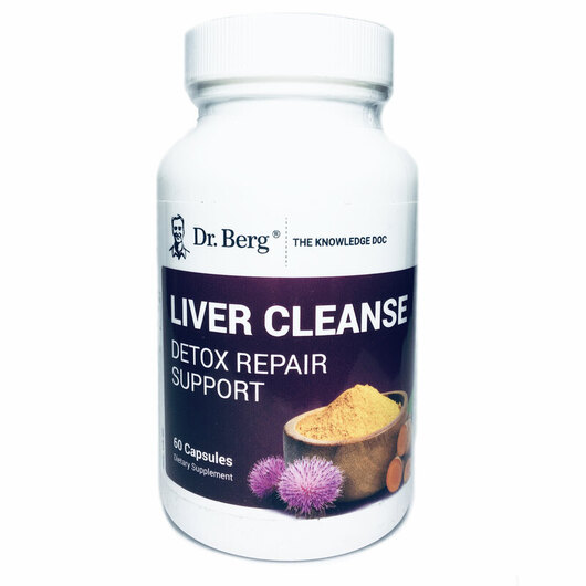 Основне фото товара Dr. Berg, Liver Cleanse, Очищення печінки, 60 капсул