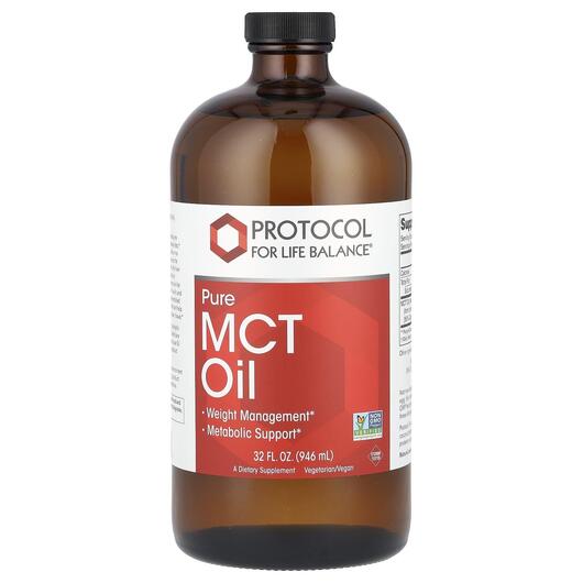 Основное фото товара Protocol for Life Balance, MCT Масло, Pure MCT Oil, 946 мл