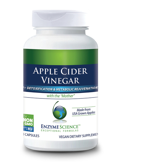 Основное фото товара Enzyme Science, Яблочный уксус, Apple Cider Vinegar, 60 капсул