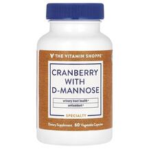 Cranberry with D-Mannose Клюква TheVitaminShoppe 60 капсул