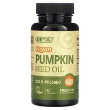 Vegan Pumpkin Seed Oil Тыквенное масло Deva 90 капсул