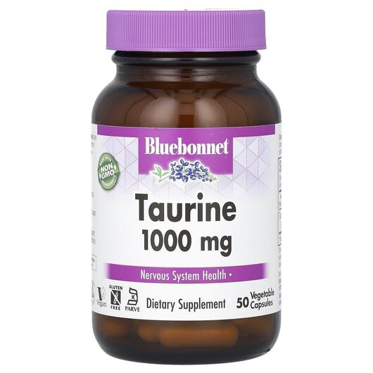 Основное фото товара L-Таурин 1000 мг, Taurine 1000 mg, 50 капсул