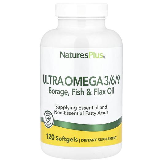 Основное фото товара Ультра Омега 3-6-9, Ultra Omega 3-6-9 120, 120 капсул
