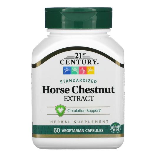 Основное фото товара Конский каштан, Horse Chestnut Seed Extract, 60 капсул