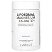 Фото товара CodeAge, Магний Таурат, Liposomal Magnesium Taurate+, 120 капсул