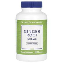Ginger Root 550 mg Корень Имбиря TheVitaminShoppe