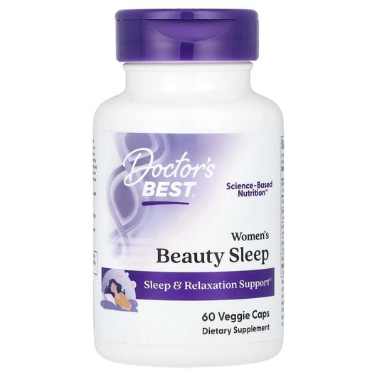 Основное фото товара Doctor's Best, Поддержка сна, Women's Beauty Sleep, 60 
