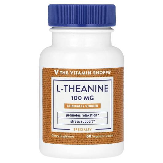Основное фото товара TheVitaminShoppe, L-Теанин, L-Theanine 100 mg, 60 капсул