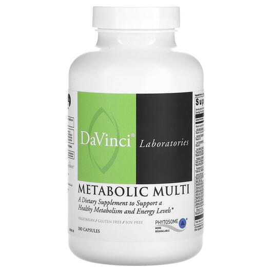 Основное фото товара DaVinci Laboratories, Жиросжигатели, Metabolic Multi, 180 капсул
