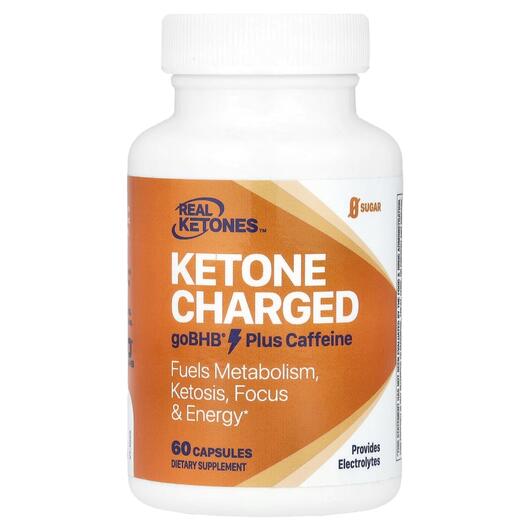 Основное фото товара Контроль веса, Ketone Charged goBHB Plus Caffeine, 60 капсул