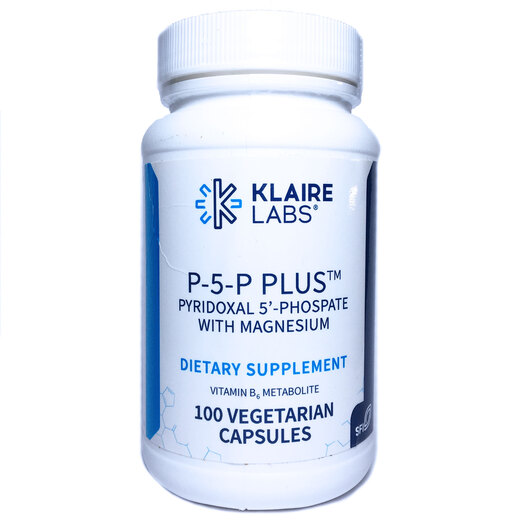 Основное фото товара Пиридоксаль 5 Фосфат, P-5-P Plus with Magnesium, 100 капсул