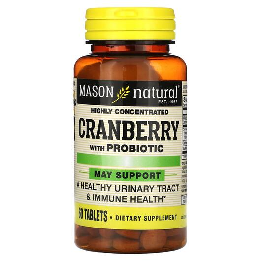 Основное фото товара Cranberry with Probiotic Highly Concentrated, Пробиотики, 60 табл