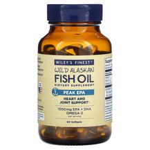 Wild Alaskan Fish Oil Peak EPA 1250 mg ЭПК Wiley's