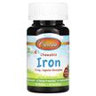 Carlson, Железо 15 мг, Kid's Chewable Iron, 30 таблеток