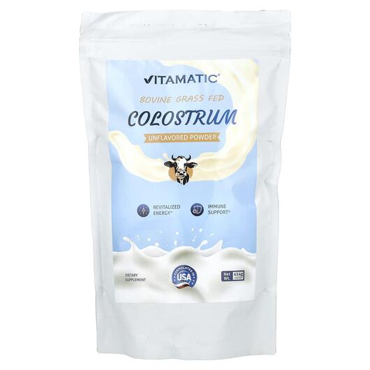 Основное фото товара Колострум, Bovine Grass Fed Colostrum Unflavored, 454 г
