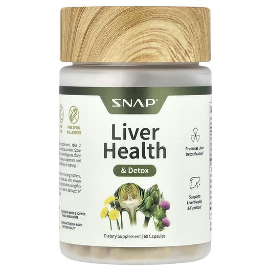 Основное фото товара Поддержка печени, Liver Health & Detox, 60 капсул