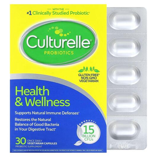 Основное фото товара Пробиотики 15 млрд с, Probiotic Health & Wellness, 30 капсул