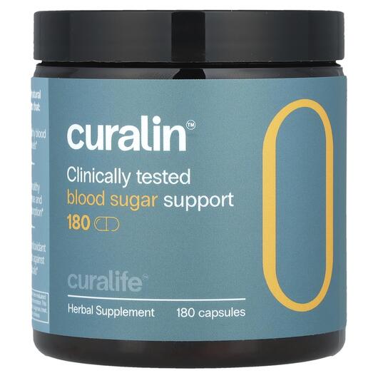 Основное фото товара CuraLin Advanced Glucose Support, Поддержка уровня сахара, 180 ка