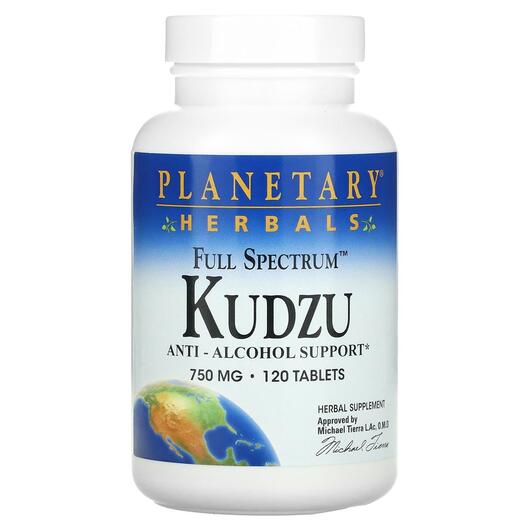 Основное фото товара Planetary Herbals, Кудзу 750 мг, Full Spectrum Kudzu, 120 капсул