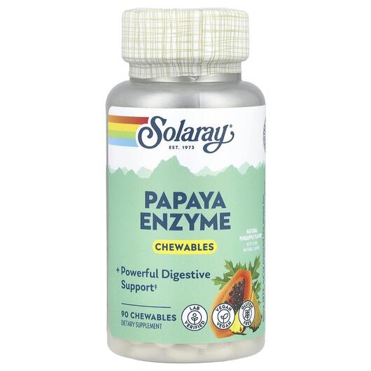 Основное фото товара Ферменты Папайи, Papaya Enzyme Natural Pineapple, 90 таблеток