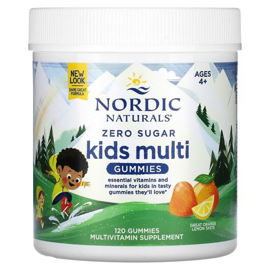 Основное фото товара Zero Sugar Kids Multi Gummies Orange, Мультивитамины, 120 таблето
