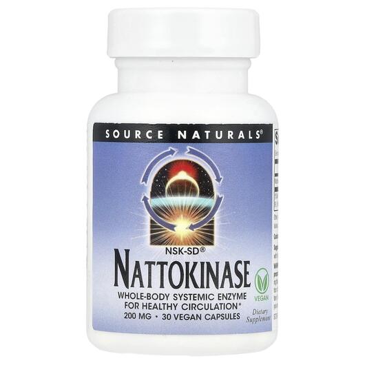 Основное фото товара Наттокиназа, NSK-SD Nattokinase 200 mg, 30 капсул