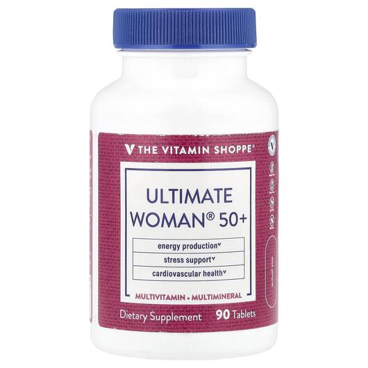 Основное фото товара Ultimate Woman 50+ Multivitamin, Витамины для женщин 50+, 90 табл