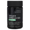 Sports Research, Веганская Омега-3, Vegan Omega-3, 60 капсул