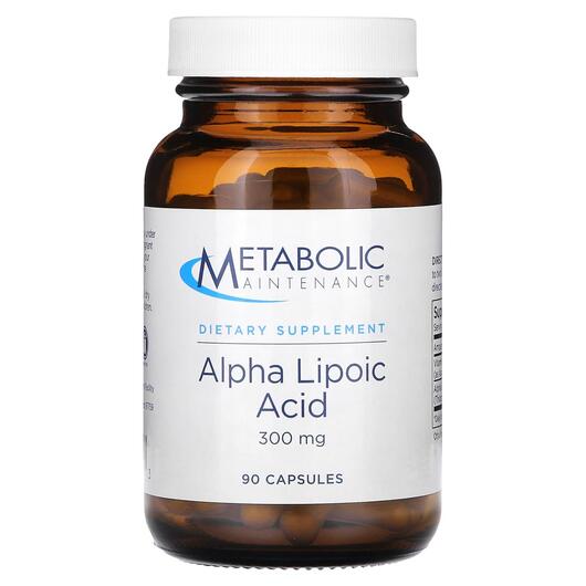 Основное фото товара Альфа липоевая 300 мл, Alpha Lipoic Acid 300 mg, 100 капсул
