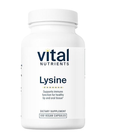 Основное фото товара Vital Nutrients, L-Лизин, Lysine 500 mg, 100 капсул