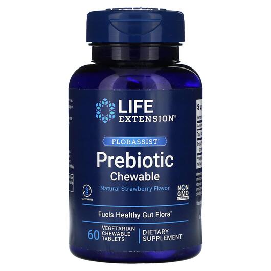 Основное фото товара Life Extension, Пребиотики, Prebiotic Chewable, 60 таблеток