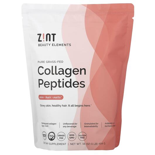 Основное фото товара Zint, Коллаген из говядины, Grass-Fed Beef Collagen, 454 г