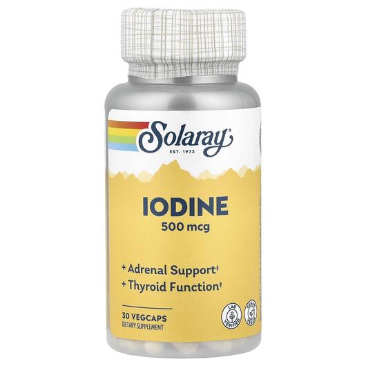 Основное фото товара Йод 500 мкг, Iodine from Potassium Iodide 500 mcg, 30 капсул
