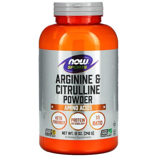 Основное фото товара Arginine & Citrulline Powder, Порошок аргинина и цитруллина, 