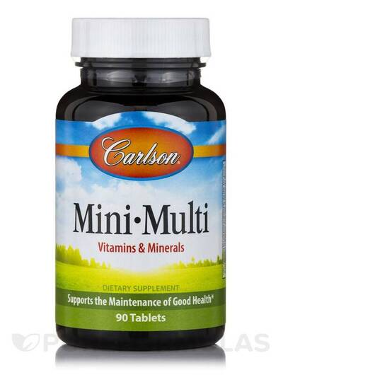 Основное фото товара Мультивитамины, Mini-Multi Vitamins & Minerals, 90 таблеток