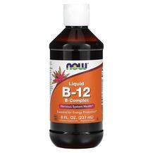 Liquid B-12 B-Complex Витамин B12 в каплях NOW Foods