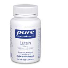 Лютеїн Lutein 20 mg Pure Encapsulations 120 капсул Лютеїн Lutein 20 mg Pure Encapsulations 120 капсул