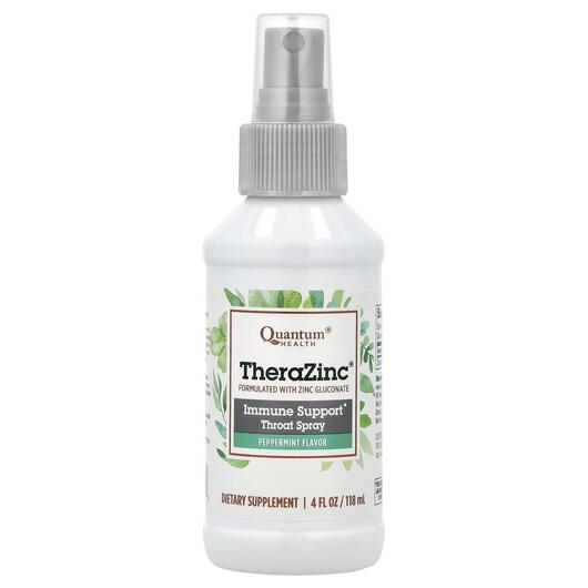 Основное фото товара TheraZinc Spray with Immune Boosting Nutrients Peppermint, Цинк, 