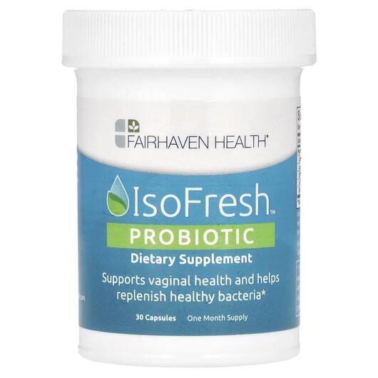 Основное фото товара Fairhaven Health, Пробиотики, IsoFresh Probiotic, 30 капсул