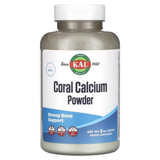 Основное фото товара KAL, Кальций, Coral Calcium Powder, 225 г