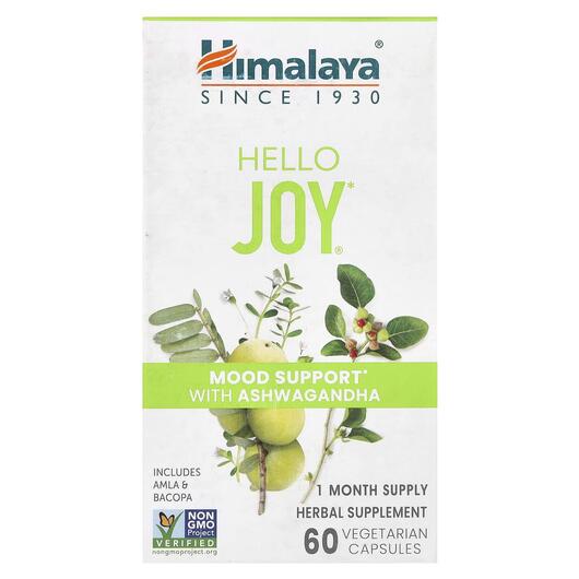 Основное фото товара Ашваганда, Hello Joy Mood Support With Ashwagandha, 60 капсул