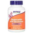Фото товару NOW, Quercetin with Bromelain, Кверцетин та бромелайн, 120 капсул