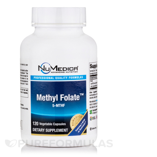Основное фото товара NuMedica, Метилфолат, Methyl Folate 5-MTHF, 120 капсул
