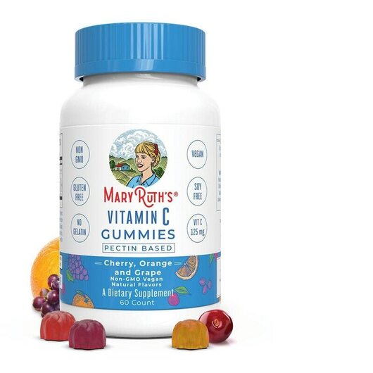 Основное фото товара Vitamin C Gummies Cherry Orange and Grape Flavor, Витамин C, 60 C