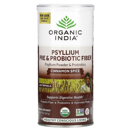 Основное фото товара Клетчатка, Psyllium Pre & Probiotic Fiber Cinnamon Spice, 283