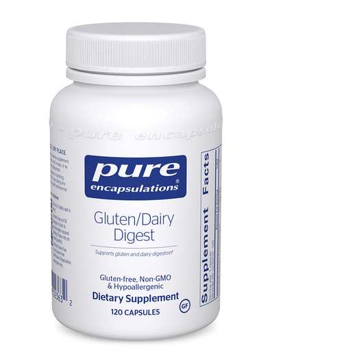 Основное фото товара Pure Encapsulations, Ферменты, Gluten/Dairy Digest, 120 капсул