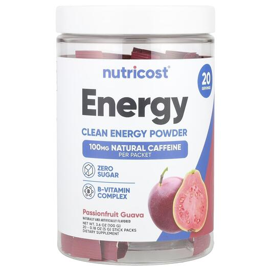 Основное фото товара Energy Clean Energy Powder Passionfruit, Энергетический напиток, 