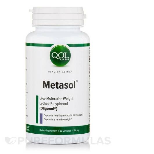 Основное фото товара Quality of Life, Кардио комплекс, Metasol 100 mg, 60 капсул