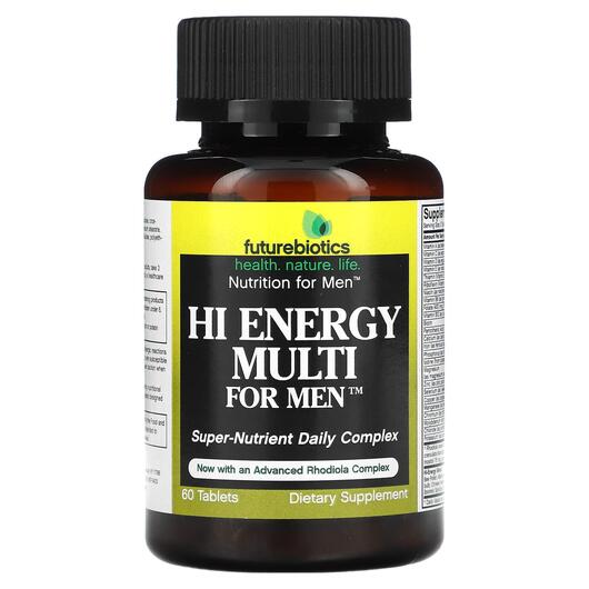 Основное фото товара Мультивитамины для мужчин, Hi Energy Multi For Men, 60 таблеток